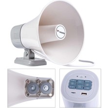 Megafon Sirenli Mıknatıslı 100W Usb/tf Westa WM-01H