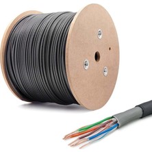 Ztech ZR-866 Cat6 Kablo Dış Mekan 23AWG 0.56MM 305 Metre