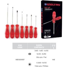 İzeltaş Kraft Seri Tornavida Seti (7 Parça)