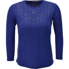 Kadın Taşlı Kaşkorse Bluz BGL-ST04136