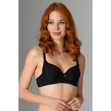 İ She Siyah  Desteksiz Klasik Sütyen NBB3532