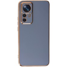 Newface Xiaomi Mi 12T Pro Kılıf Volet Silikon - Mavi 11