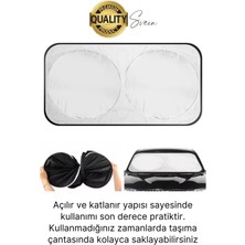 Katlanabilir Ön Cam Araba Güneşliği Uv Işık Engelleyici Isı Koruması Perde Çantalı Koruma Gölgelik