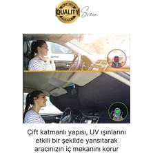 Katlanabilir Ön Cam Araba Güneşliği Uv Işık Engelleyici Isı Koruması Perde Çantalı Koruma Gölgelik