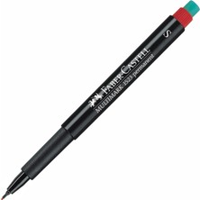 Faber-Castell Faber (S) Kırmızı Permanent Kalem 152321