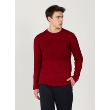 Altınyıldız Classics Bisiklet Yaka Standart Kırmızı Erkek Kazak 4A4921100065_KMZ