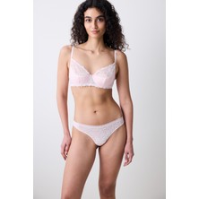 Valeria Lace Dantel Pembe  Sütyen