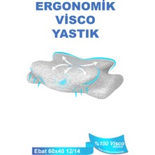 Viscoday Ortopedik Visco Yastık Boyun Fıtığı Boyun Düzleşmesi Boyun Destekli Güzellik Yastığı