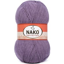Nako Süper Inci Narin 6684 Açık Mürdüm (5 Adet) Örgü Ipi
