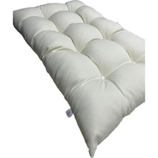 Rual Yer Minderi 120  cm   x  80  cm  - Krem Minder Su Geçirmez Düğme Dikişli