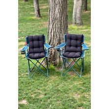 Rual 4'lü Kombin Pofidik Minder Kare Pofuduk Sandalye Minderi Duck Bezi 40  x  40  cm