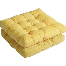 Rual Yer Oturma Minderi Ev Dekorasyon Çok Amaçlı Kadifemsi Babyface Kumaş Tasarım 60 x 60  cm