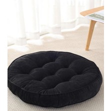 Rual Yer Minderi Bahçe&balkon Minderi Yuvarlak Puf Babyface Kumaş 60 cm