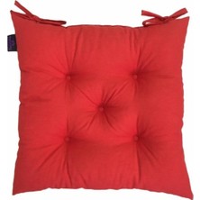 Rual Kırmızı Tonu Sandalye Minderi 40 x 40  cm
