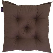 Rual Koyu Kahve Sandalye Minderi  40 x 40  cm