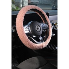 Teddy Direksiyon Kılıfı Pembe