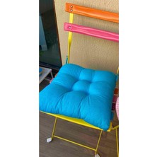 Rual Renkli 40 x 40 cm  Ip Bağlamalı Sandalye Minderi