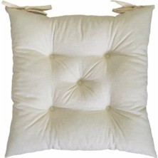Rual Krem Sandalye Minderi 40 x 40  cm