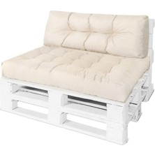 Rual Bahçe Balkon Palet Üstü Minder Su Geçirmez Kumaş 120 x 80 cm  (Palet Ölçüsünde)