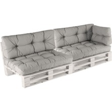 Caviss Home Dış/iç Mekan 5 Li Palet Minderi Bahçe Minderi Seti Takımı S Class,