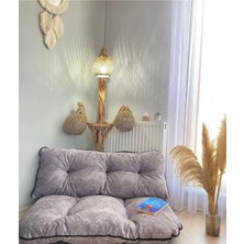 Kalorifer Önü Palet Üstü Yer Minderi Balkon Minderi 2 'li Premium Takım Puf 70 x 100 cm