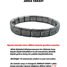 Jewelry Shop Galatasaray Taraftarlı Çelik Italyan Charm Bileklik