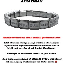 Jewelry Shop Çelik Beşiktaş Taraftar Nomination Charm Bileklik