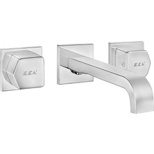 E.C.A Royal Ankastre Lavabo Bataryası Duvardan 3 Delikli L Çıkış Uçlu 102106667