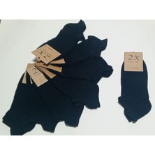 Varyasyon 8 Li Paket Aşiltendon Korumalı Penye Dikişsiz Patik Çorap