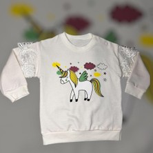 Unicorn Desenli Kız Çocuk Takım
