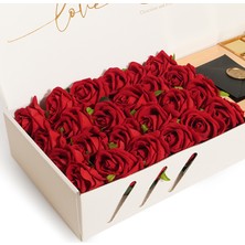 CV Chocolate Value Lüks Çiçekli Çikolata Kutusu