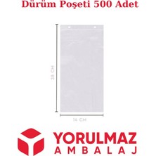Askılı Dürüm Poşeti 500 Adet