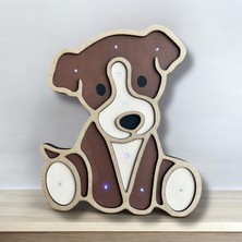 Magnet Design Ahşap Işıklı Çocuk Odası Süsü