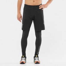Salomon Bonatti Trail Shorts U Unisex Siyah Koşu Şortu
