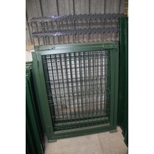 Ör-As Tel Örgü Bahçe Kapısı Panel Çit Tel Kapısı Kanatlı Kapı Yeşil 120 cm Yükseklik x 100 cm En