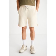 Grimelange Uncertaın Erkek Comfort Fit Vanilya Şort & Bermuda