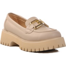 Ayakmod Bej Kadın Günlük Ayakkabı