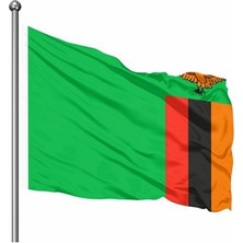 Asya Bayrak Zambiya Gönder Bayrağı (100 x150 Cm)