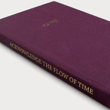 Planner - A5 Mor Keten Cilt Bezli Tarihsiz Haftalık Ajanda/süresiz Haftalık Planlayıcı
