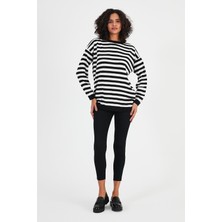 Alexander Gardi Çizgili Salaş Triko Kazak (A91823-S)