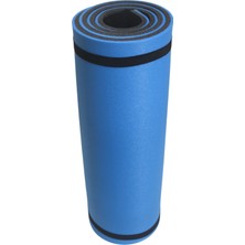 180X60CM 15MM Mavi-Siyah Extra Rahat Yoga Pilates Matı