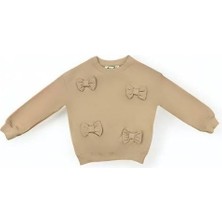 Zekids Kız Çocuk Orta Kalınlık Fiyonklu Bluz