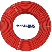 Hasçelik 6mm Solar Kablo Pv Kırmızı 50 Metre