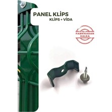 Ör-As Tel Örgü Panel Çit Klips Bağlantı Aparatı 40 Adet Vida Dahil