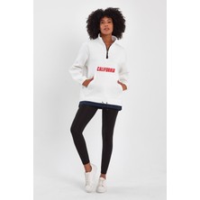 Alexander Gardi Garnili Baskılı Oversize Sweatshirt (E23-61903)
