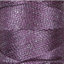 Loren Macrame Sparkle Simli Mor El Örgü İpi - Rm 7