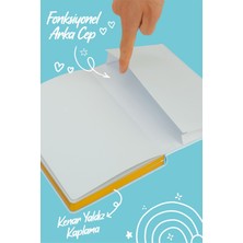 Victoria's Journals Bujo Defter Vegan Deri  , 96 Yaprak, 160 Gr. Beyaz Kağıt ,cepli ,lastikli