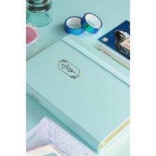 Victoria's Journals Bujo Defter Vegan Deri  , 96 Yaprak, 160 Gr. Beyaz Kağıt ,cepli ,lastikli
