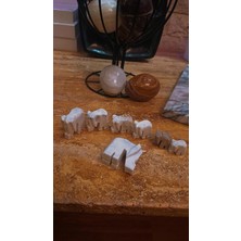 Marble Center Mermer Obje Biblo  Eşya Fil Seti