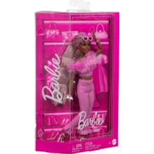 Mattel Barbie Deluxe Style Bebekler Kahverengi Örgü Saçlı HYV28